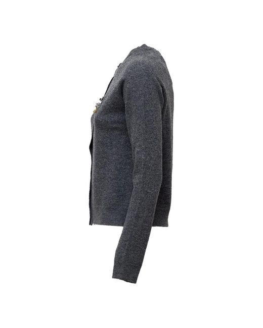 N°21 Girocollo Cardigan in het Blue