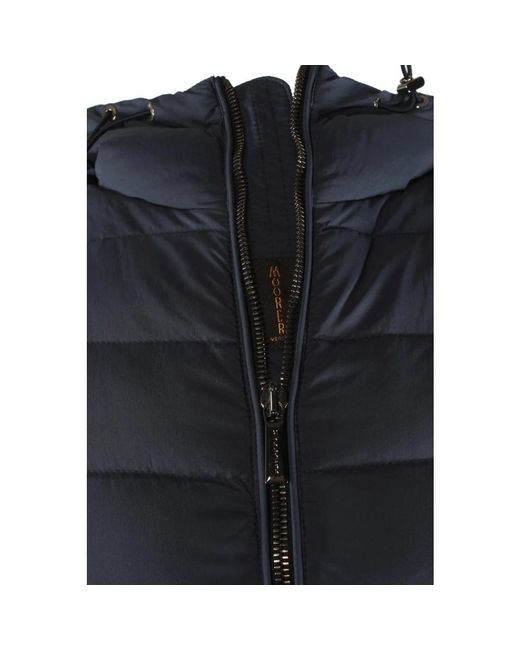 Moorer Jassen ,Blauw ,Blauwe Bodywarmer Blake Stijl in het Blue voor heren