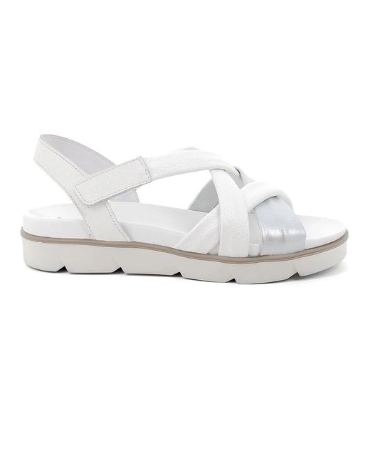 Igi&co White Flat Sandals