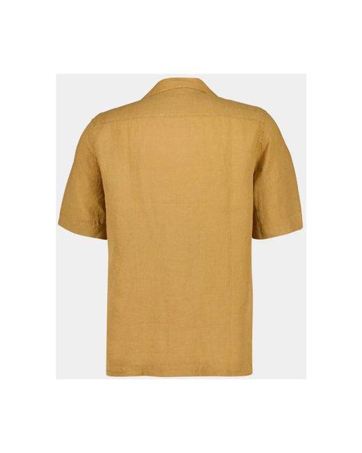 Frescobol Carioca Yellow Short Sleeve Shirts for men