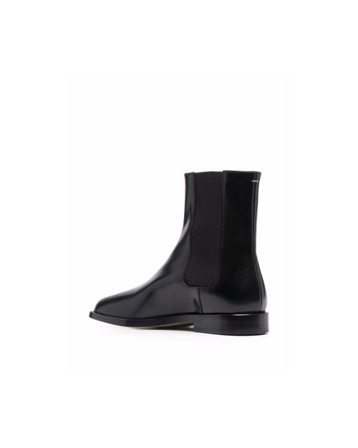 Maison Margiela Black Schwarze tabi-zehenschlupfschuhe