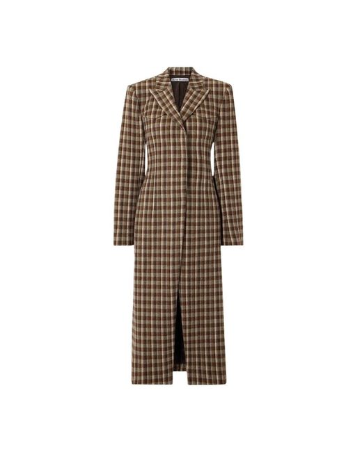 Single-Breasted Coats di Acne in Brown