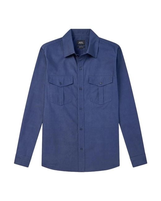 A.P.C. Blue Light Jackets for men