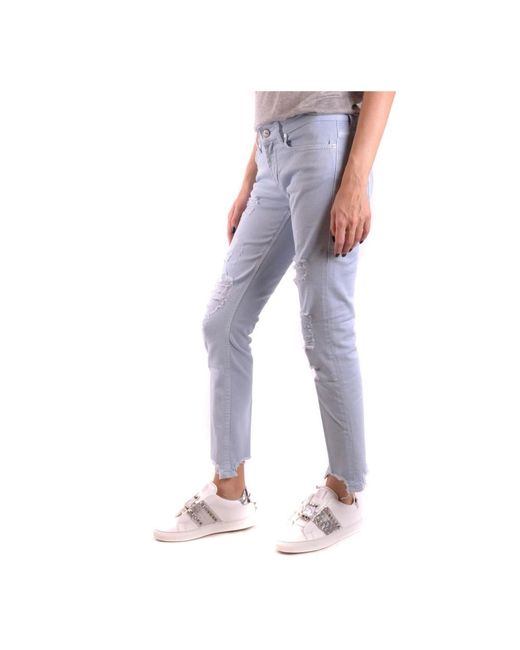 Dondup Slim Fit Denim Jeans in het Blue