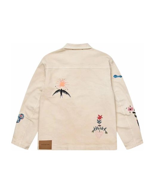 Munthe Jassen ,Polyester Lestine Jacket in het Natural