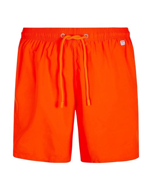 Mc2 Saint Barth Orange Beachwear for men