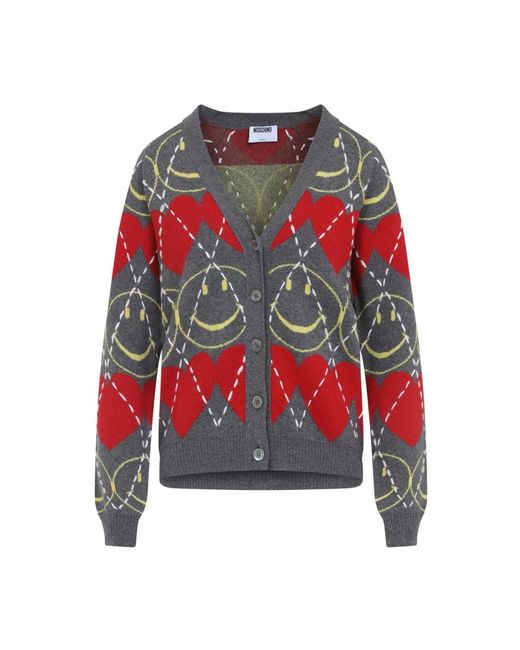 Cardigans Moschino en coloris Red