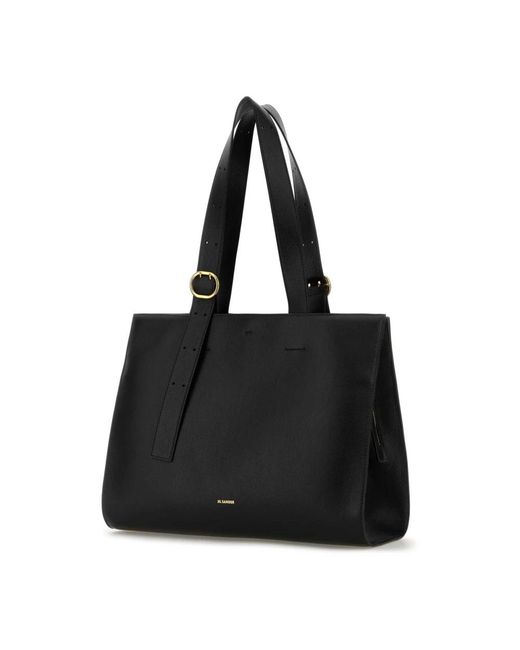 Jil Sander Black Shopping Bags