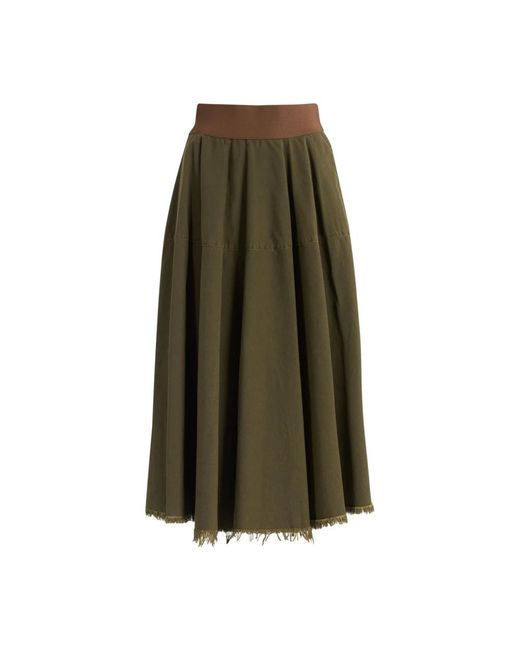 Nine:inthe:morning Green Midi Skirts