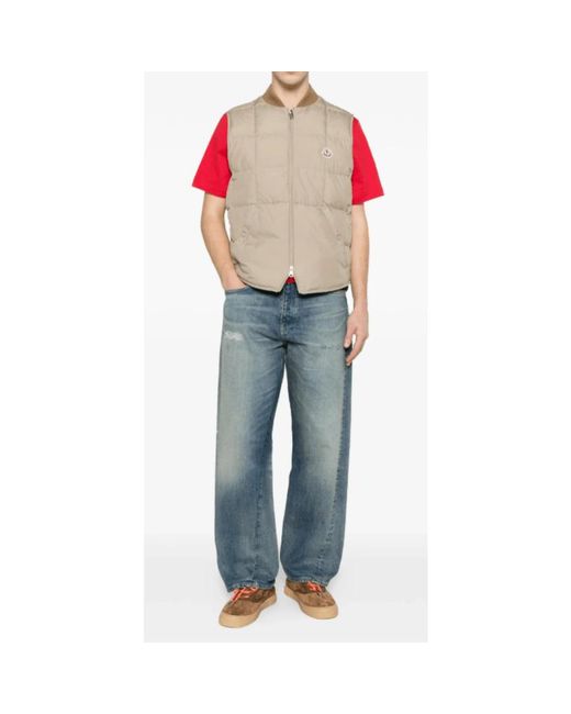 Moncler Natural Waistcoats for men