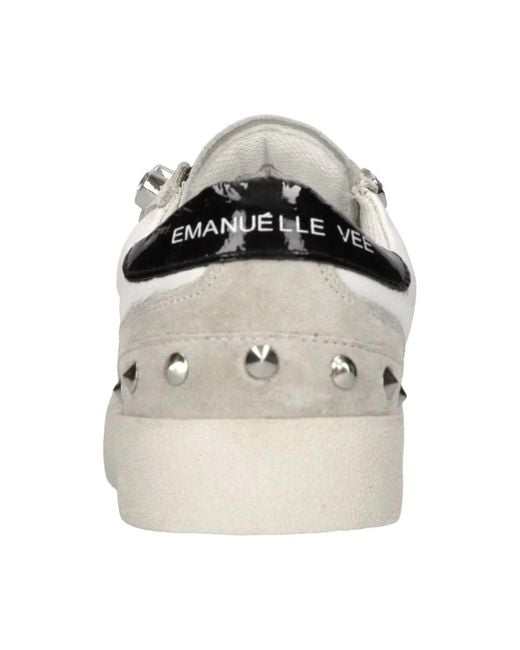 Emanuélle Vee White Sneakers