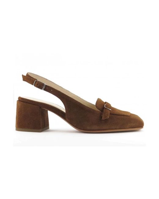 Anna F. Brown Slingback Pump