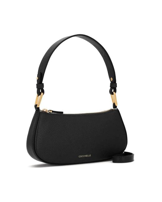 Coccinelle Black Merveille Baguette Bag