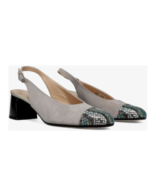 Brunate Calopso Pump in het Gray