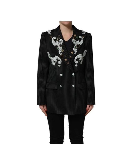 Dolce & Gabbana Black Blazers