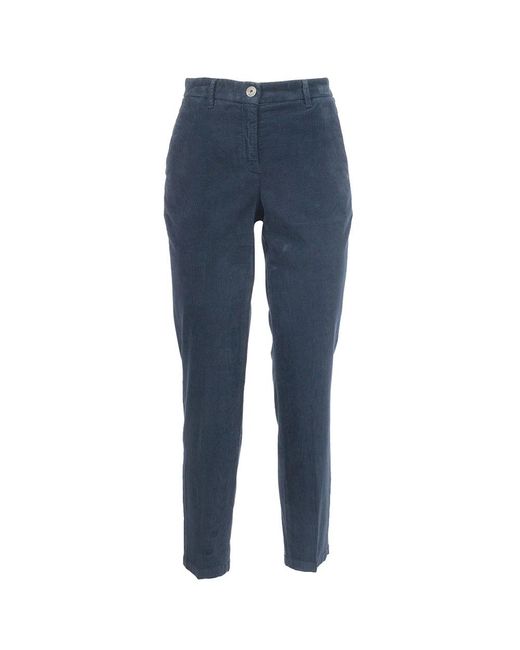 Jacob Cohen Blue Straight Trousers
