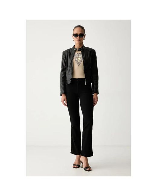 Boot-Cut Jeans Guess de color Black