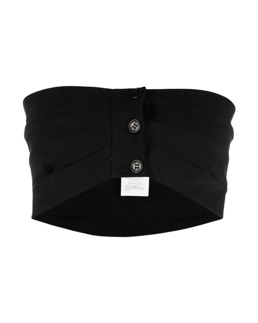 Philosophy Di Lorenzo Serafini Black Sleeveless Tops