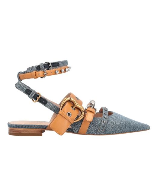 Pinko Blue Ballerina Shoes
