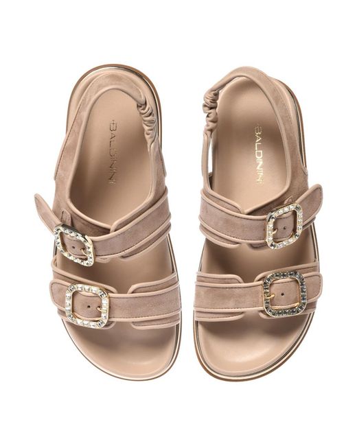 Baldinini Pink Flat Sandals