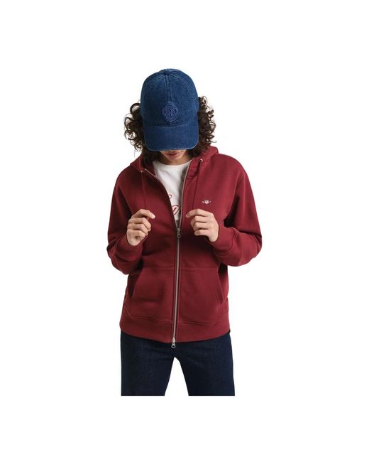 Zip-Throughs Gant de hombre de color Red