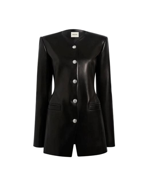Khaite Black Blazers
