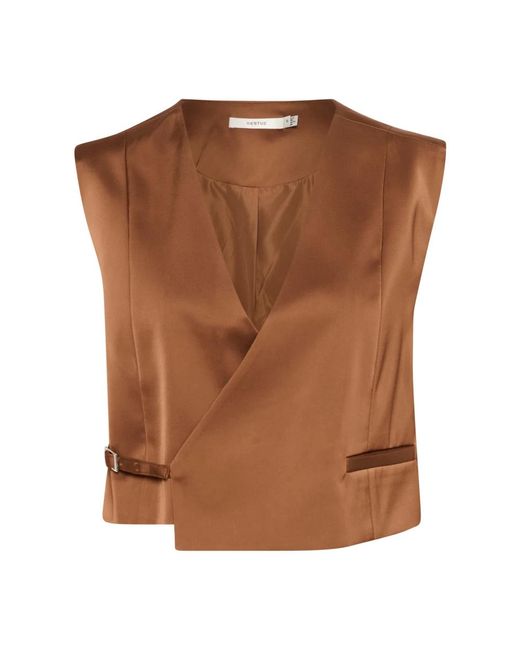 Gestuz Vests in het Brown