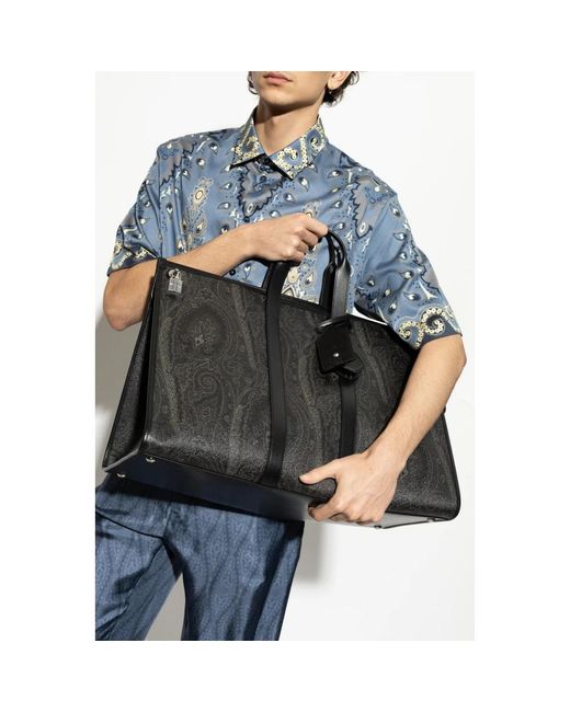 Weekend Bags di Etro in Black da Uomo