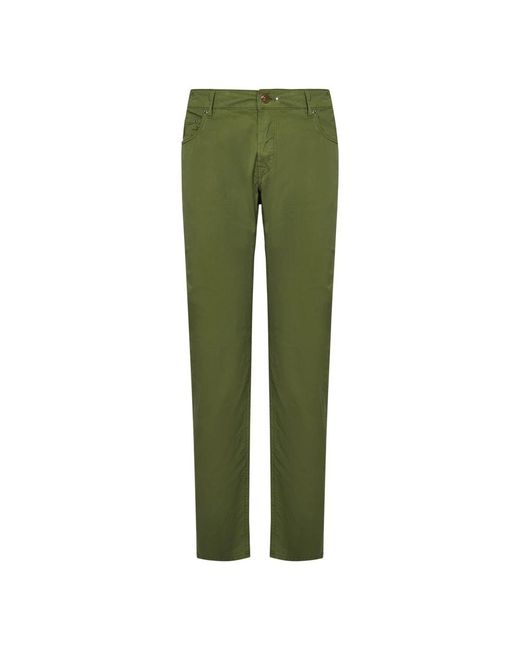 Hand Picked Green Chinos for men