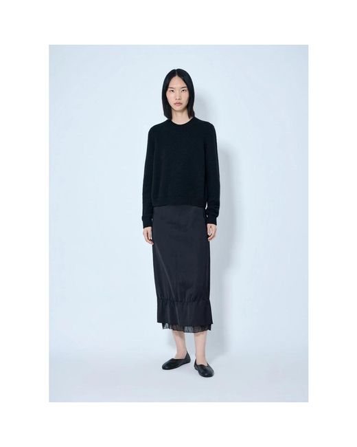 Khaite Blue Round-Neck Knitwear