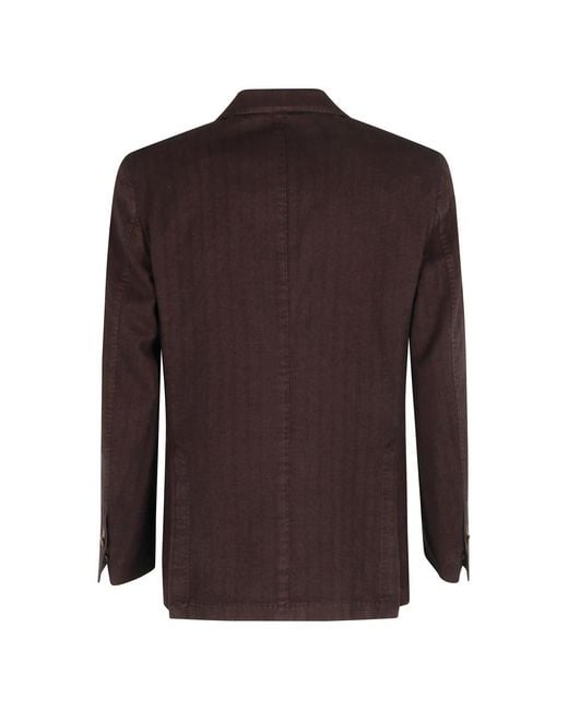 Santaniello Brown Blazers for men