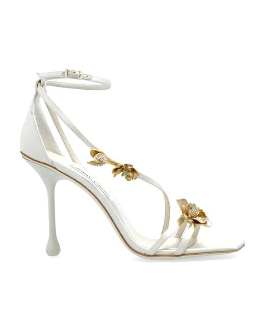 Jimmy Choo Metallic Hohe sandalen zea