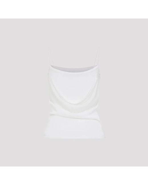Jacquemus White Sleeveless Tops