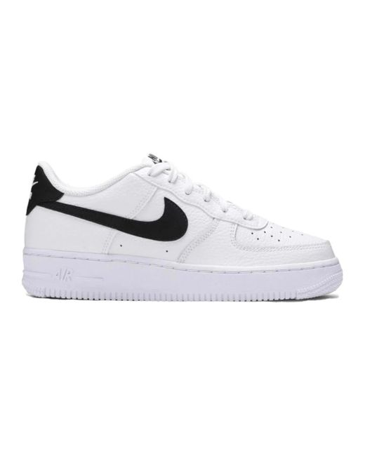Nike Air Force 1 Leren Veterschoen in het White voor heren