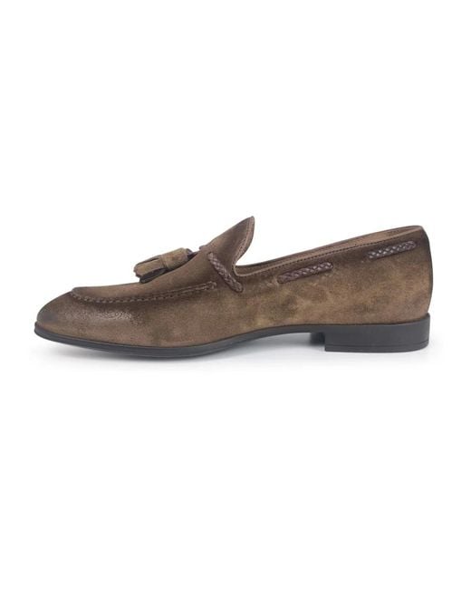 Corvari Gray Loafers for men