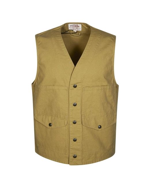 Filson Green Vests for men