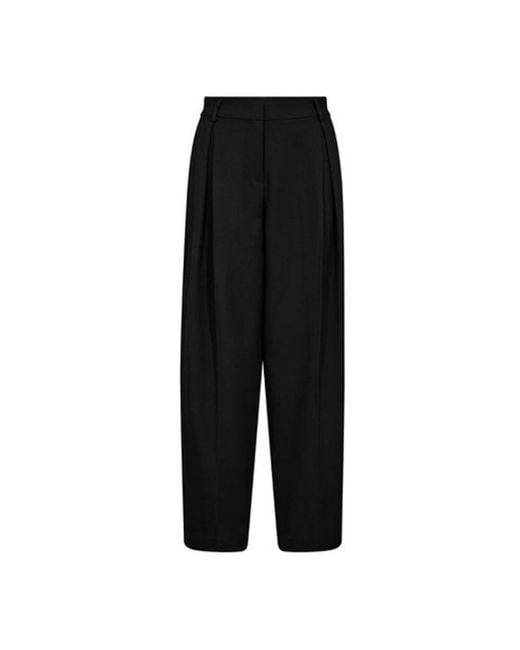 Haute L'Amitié Black Schwarze Faltenhose Premiere Stil