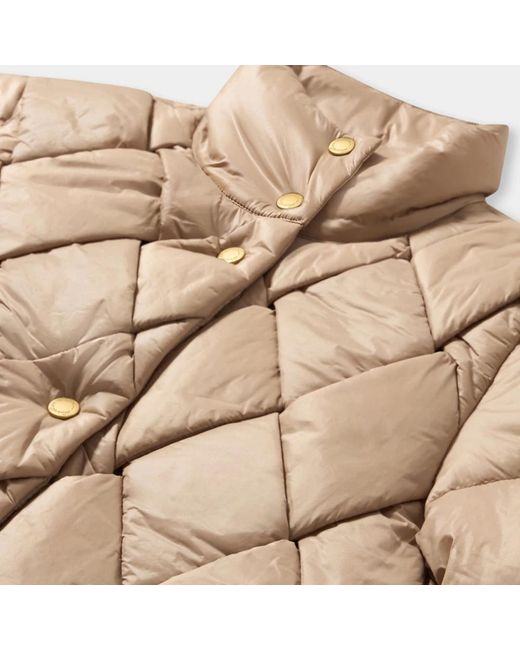 Brooks Brothers Jassen ,Nylon 3D Gewatteerde Jas in het Natural