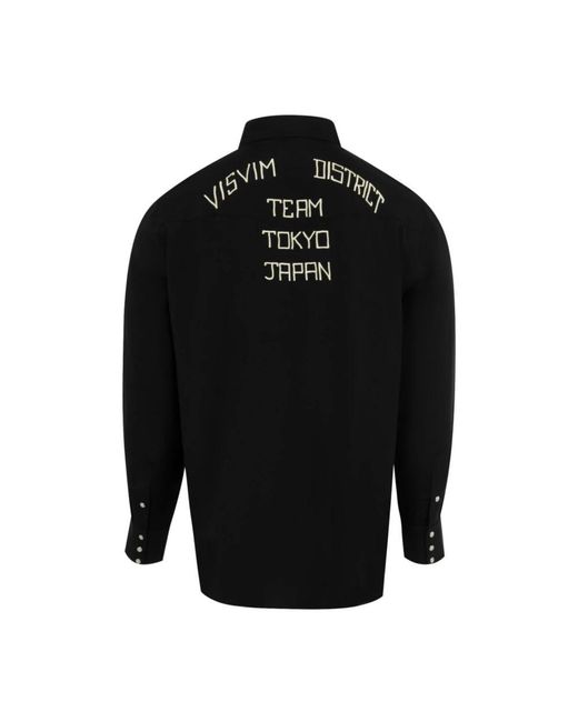 Casual Shirts Visvim de hombre de color Black