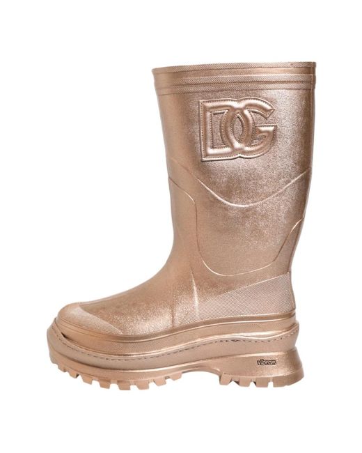 Dolce & Gabbana Brown Wellies