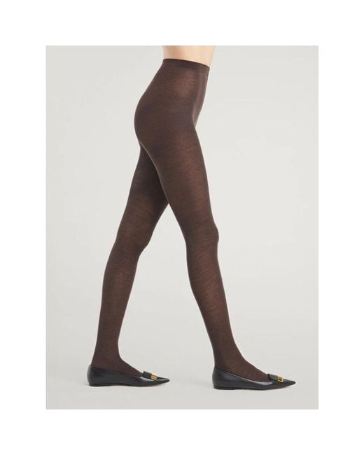 Wolford Black Merino Tights
