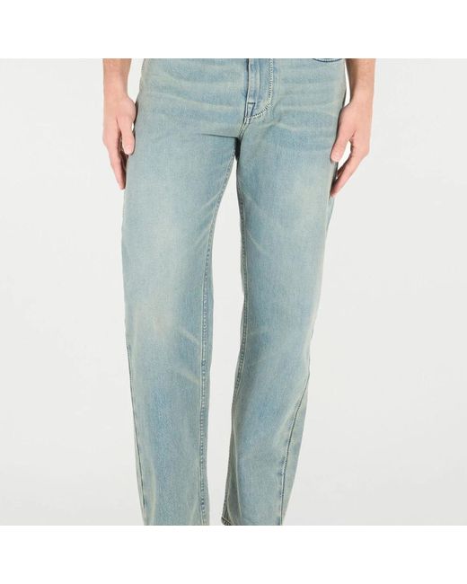 Roberto Cavalli Blue Straight Jeans for men
