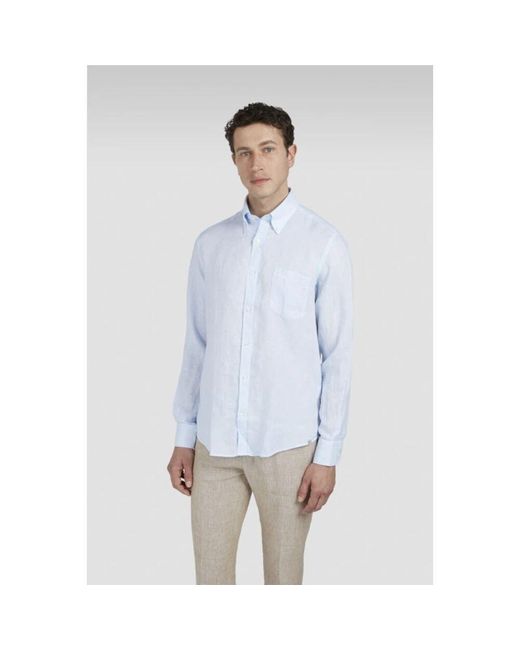 Paul & Shark Seersucker-Hemd Für Sommerliche Vibes in Blue für Herren