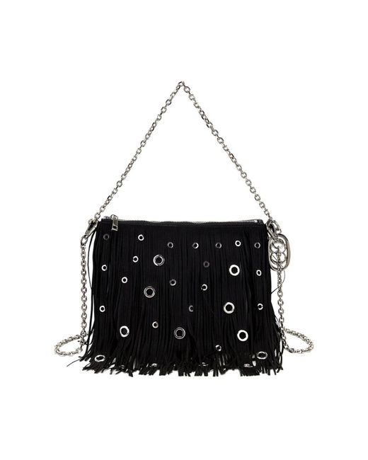 La Carrie Black Shoulder Bags