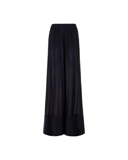 Malo Blue Wide Trousers