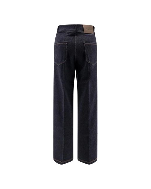 Max Mara Blue Straight Jeans