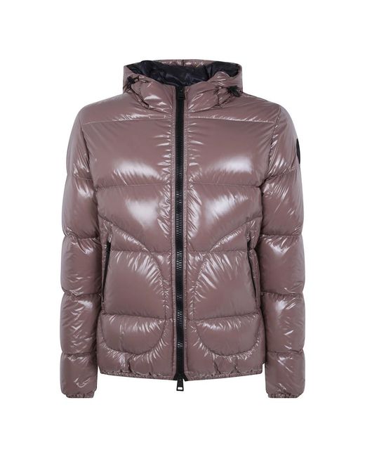 Herno Jassen ,Bruin ,Gloss Bomber Jacket in het Brown voor heren