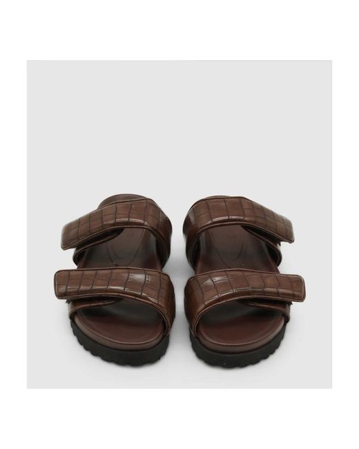 Shoes > flip flops & sliders > sliders Gia Borghini en coloris Brown
