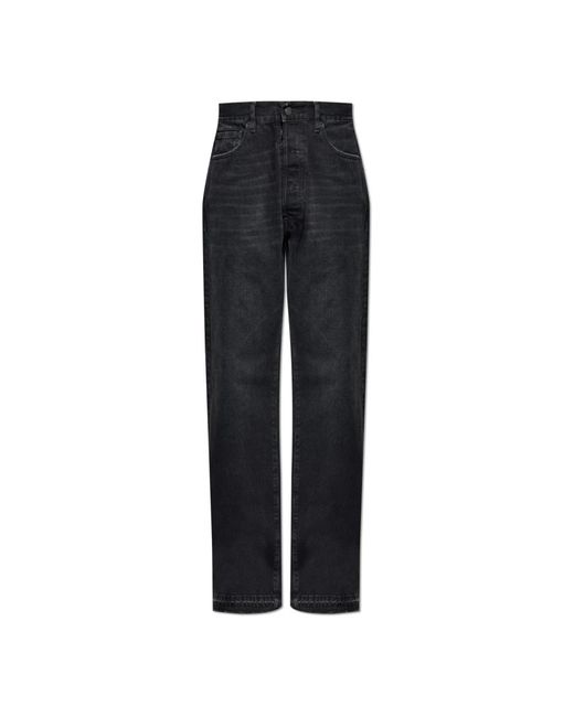 Maison Margiela Straight Jeans in het Black voor heren