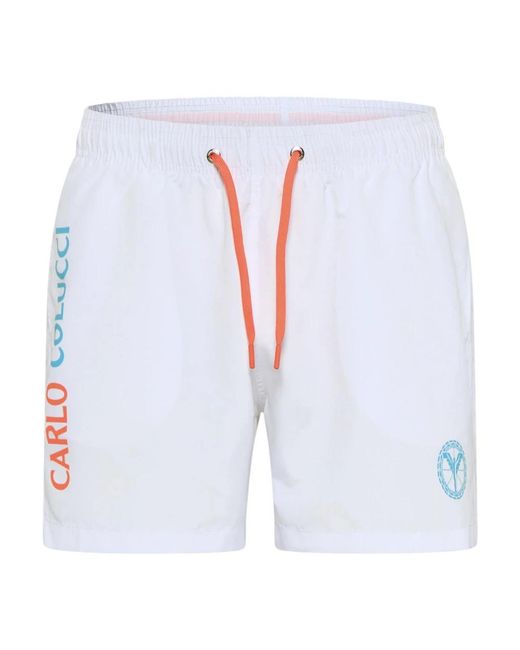 carlo colucci Beachwear in het White voor heren